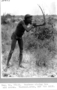 Sitter for Bushman Family Group by Malvina Hoffman. [Bushman aiming bow and arrow. Bushmen area. Arthur S. Vernay, photographer]