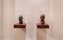 Looking at Ourselves: Rethinking the Sculptures of Malvina Hoffman exhibition, and content.  Includes: over all exhibit. 2 bronze heads outside Hall of Gems.