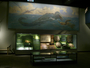 The Mesozoic Era was the age of reptiles.  Fossil Crocodiles and Turtles. Charles Knight mural of    Late or Upper Cretaceous Seas [GE565] Hall 29 Jurassic Evolving Planet. Partial documentation of completed installation of exhibit.