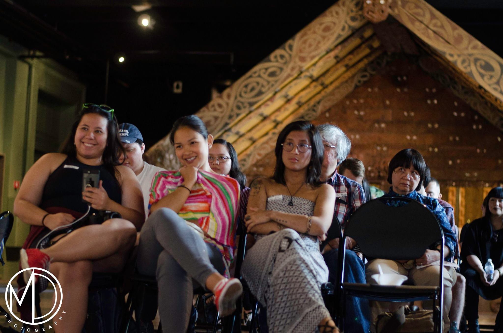 Guests listening to the panel discussion, including Natalia Roxas from Filipino Kitchen. (c) Field Museum of Natural History - CC BY-NC 4.0