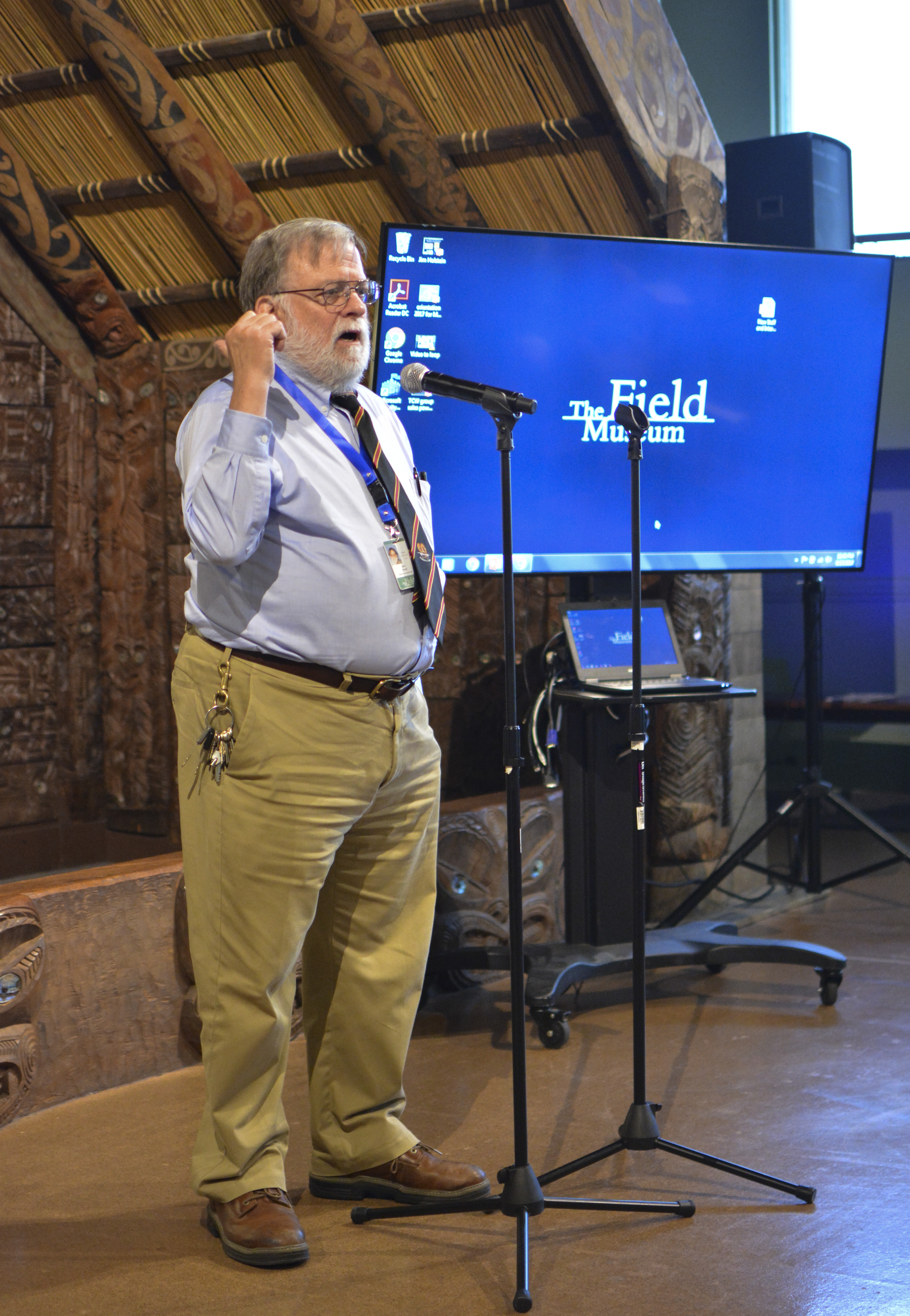 John Terrell speaking at the Pamanang Pinoy: A Retrospective (c) Field Museum of Natural History - CC BY-NC 4.0