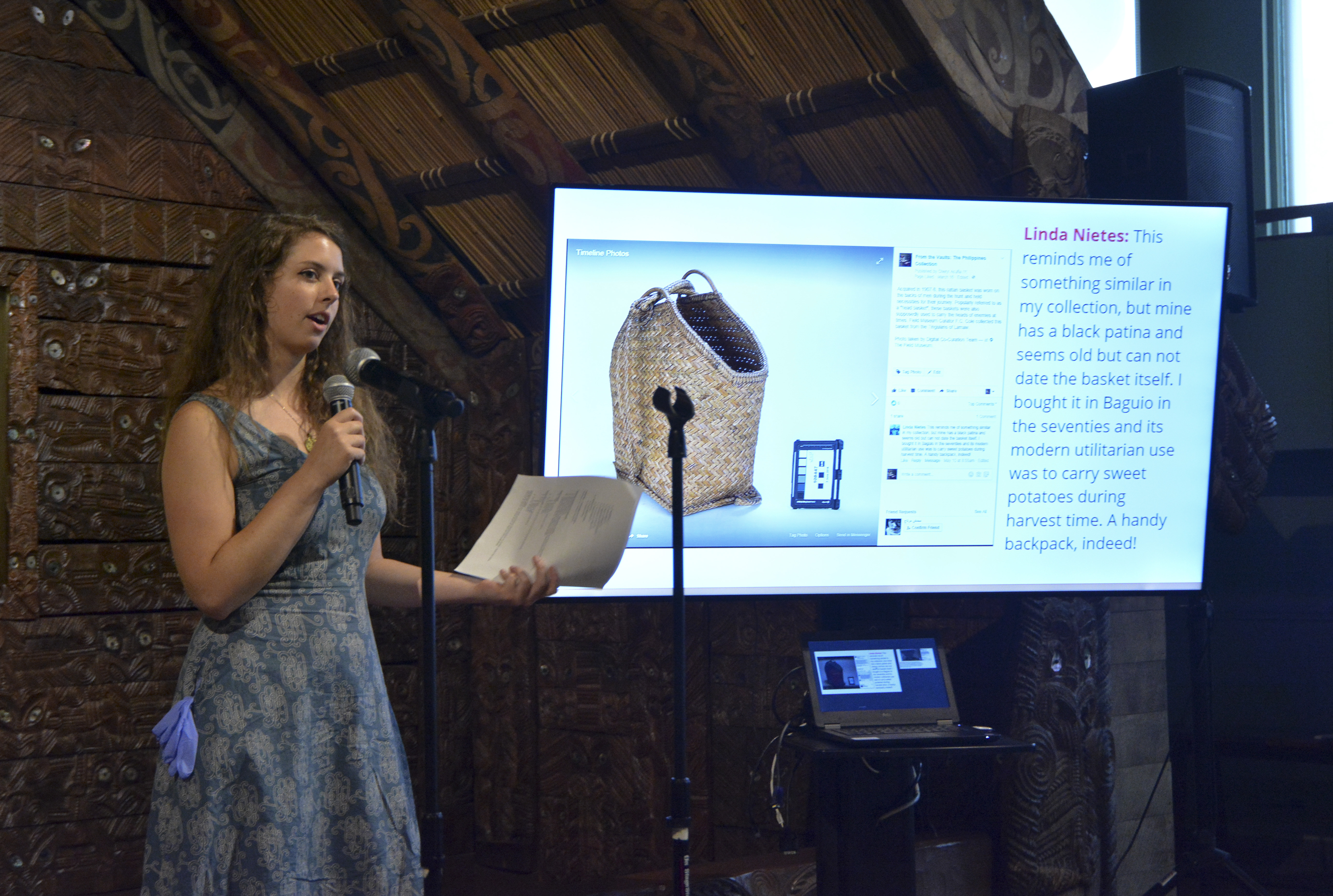 Cassie Pontone presenting at the Pamanang Pinoy: A Retrospective (c) Field Museum of Natural History - CC BY-NC 4.0