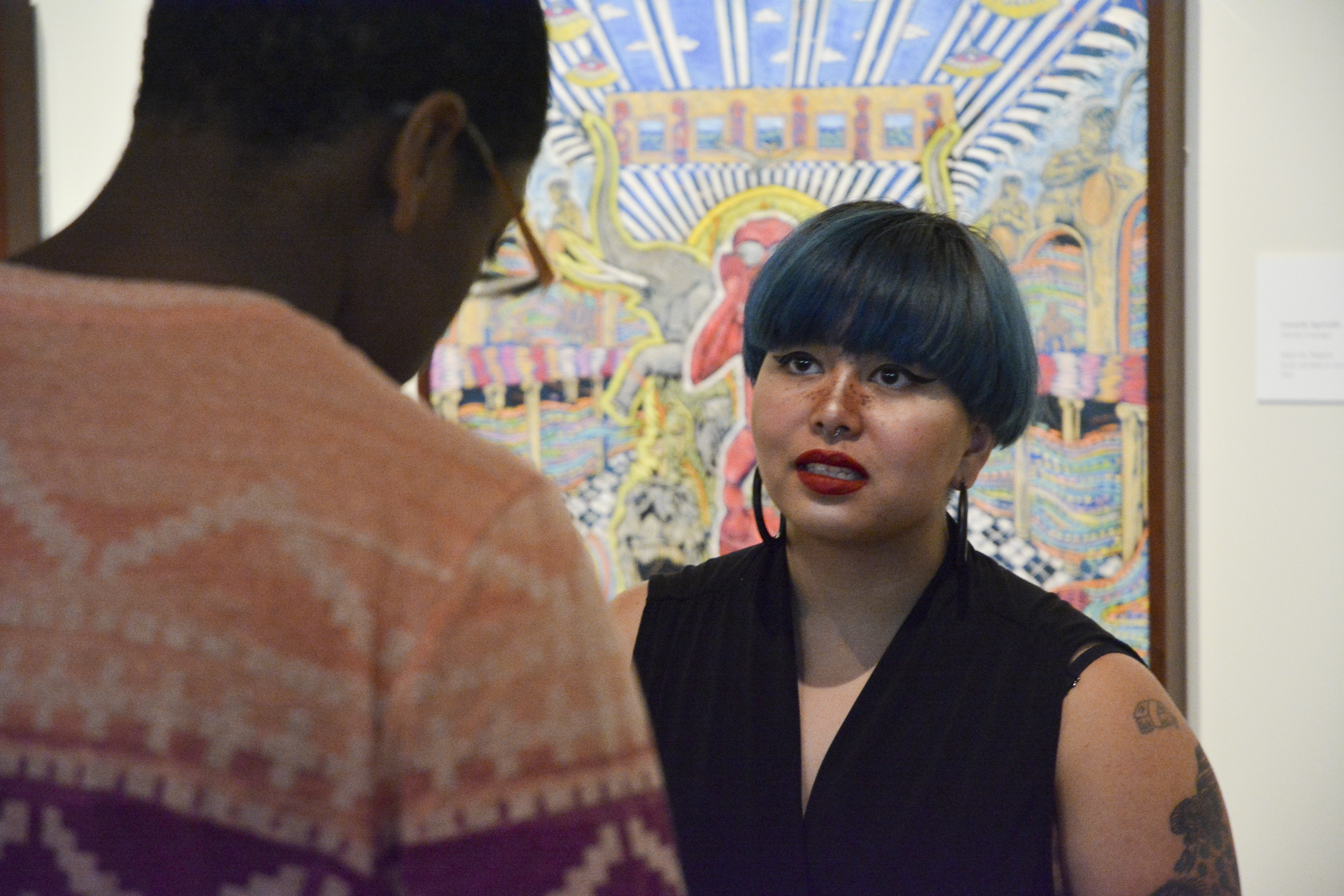 Avigail Bautista engaging with guess. (c) Field Museum of Natural History - CC BY-NC 4.0