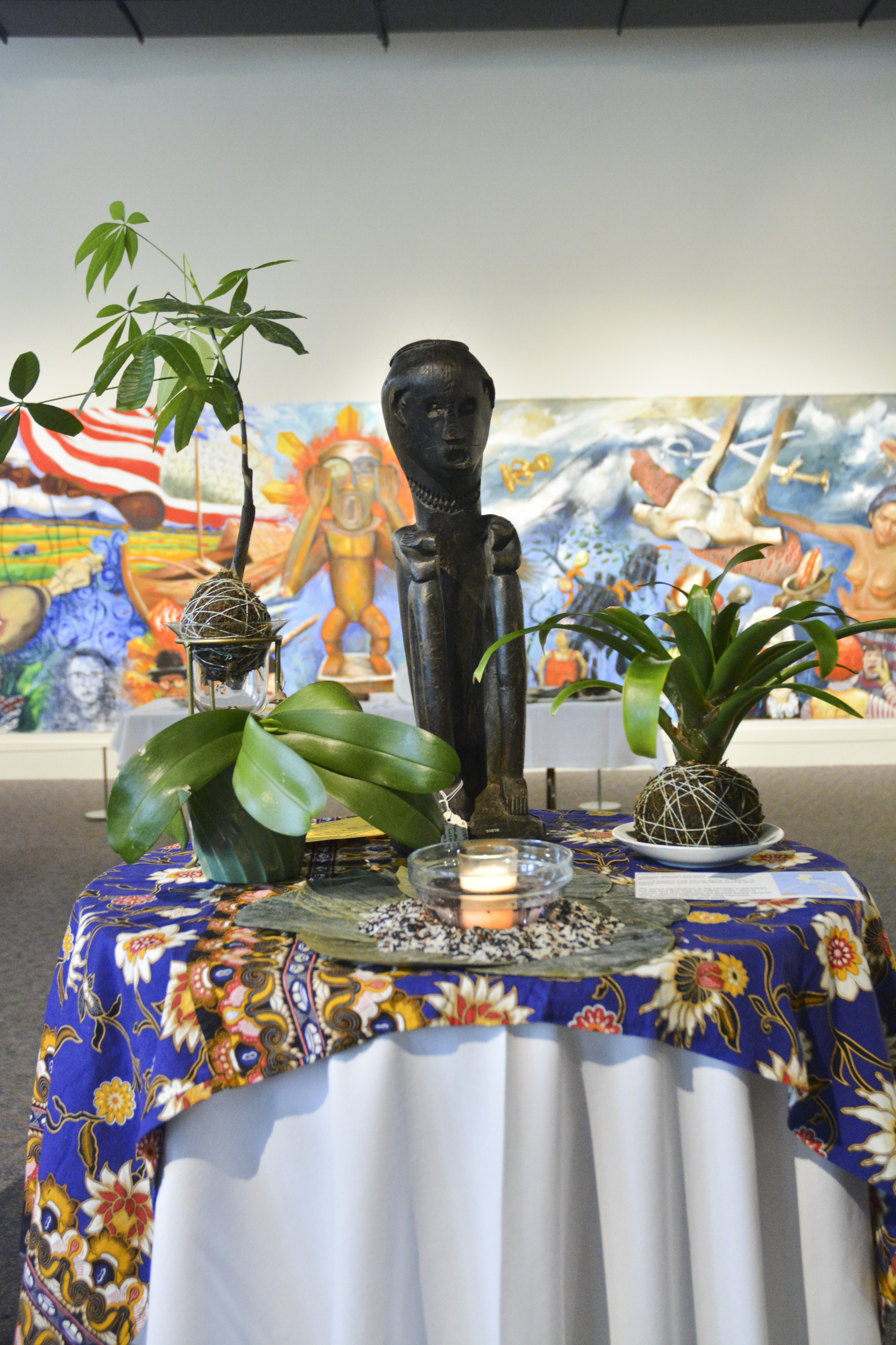 Altar used to honor and give thanks to the bulol (rice god statue). (c) Field Museum of Natural History - CC BY-NC 4.0