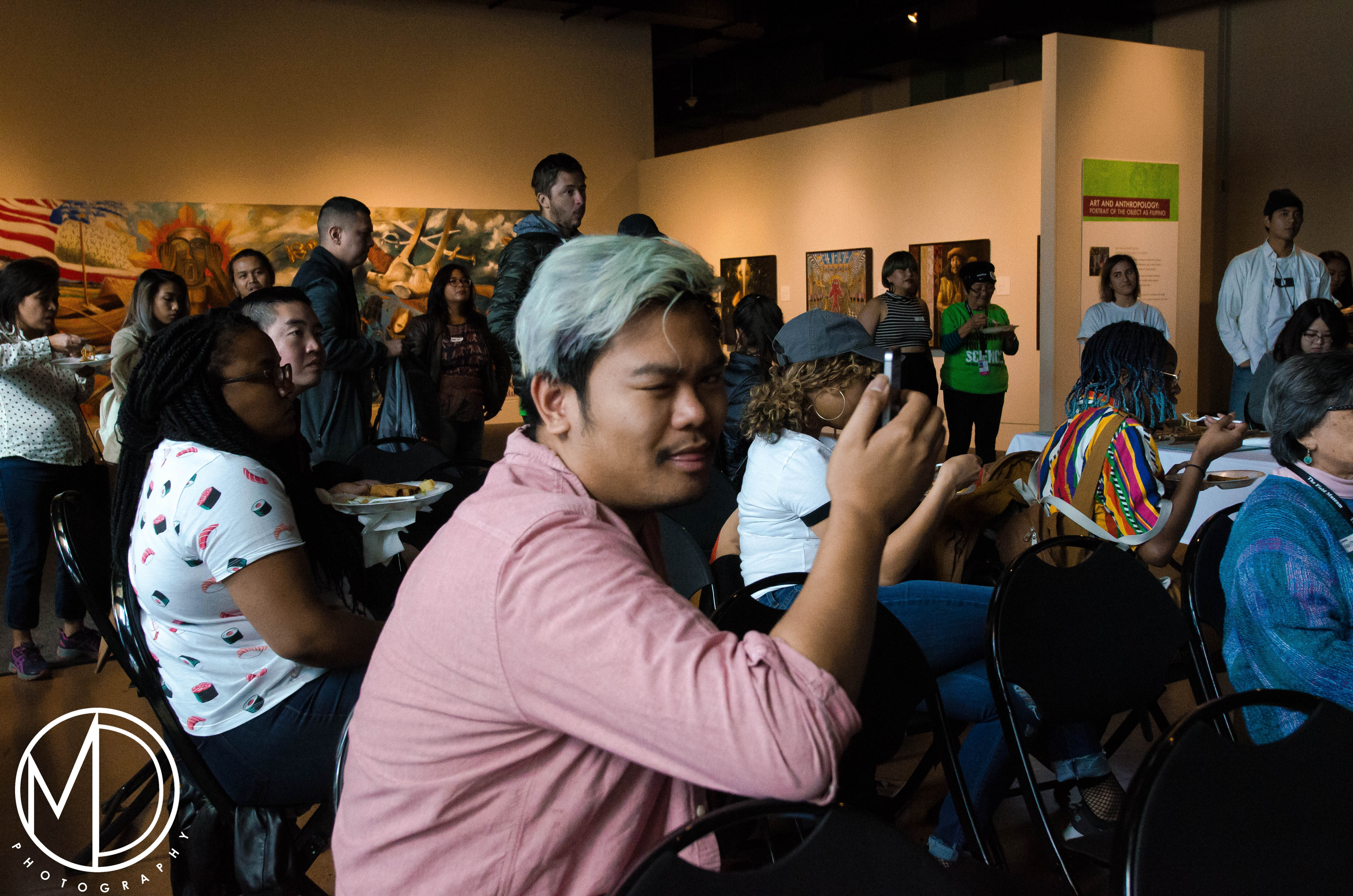 Jerico Domingo recording the presentation. (c) Field Museum of Natural History - CC BY-NC 4.0