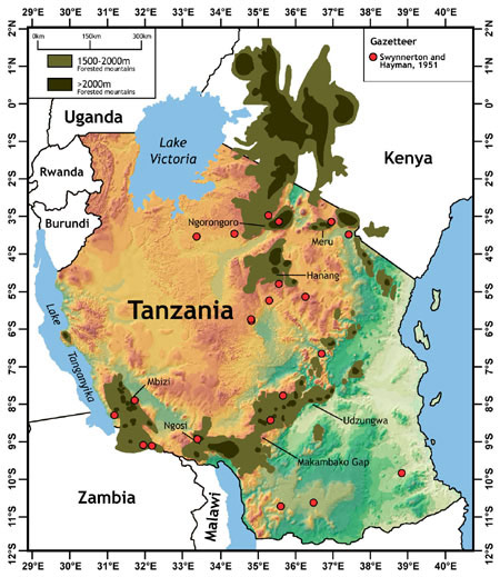 Cheetah Distribution Map