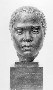 Javanese Girl Front life-size head. Malvina Hoffman Bronze Sculpture