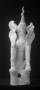 117965: mortuary clay figure of half