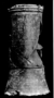 48202: orange ware pedestal vase