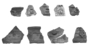153800 clay (ceramic) vessel fragment (sherd)