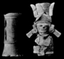 48202 clay (ceramic) vessel; vase and 48590 clay (ceramic) incense burner fragment