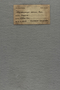 IMLS Silurian Reef Digitization Project, Image of a Silurian specimen label