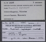 IMLS Silurian Reef Digitization Project, Image of a Silurian specimen label PE 18198
