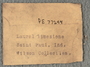 IMLS Silurian Reef Digitization Project, Image of a Silurian specimen label PE 77294
