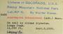 U.S.A. (Colorado), W. B. Kiener 3420 (Accession number: 1106141)