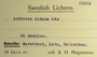 Sweden, A. H. Magnusson 20321 (Accession number: none)