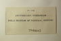 U.S.A. (Florida), s.col. s.n. (Accession number: 791603)