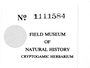 Bringing Schuster, Standley and Co. Into the Third Millenium: The Field Museum's 180K Bryophyte and Lichen Conversion & Digitization Project (Supported by NSF DBI-0749762).