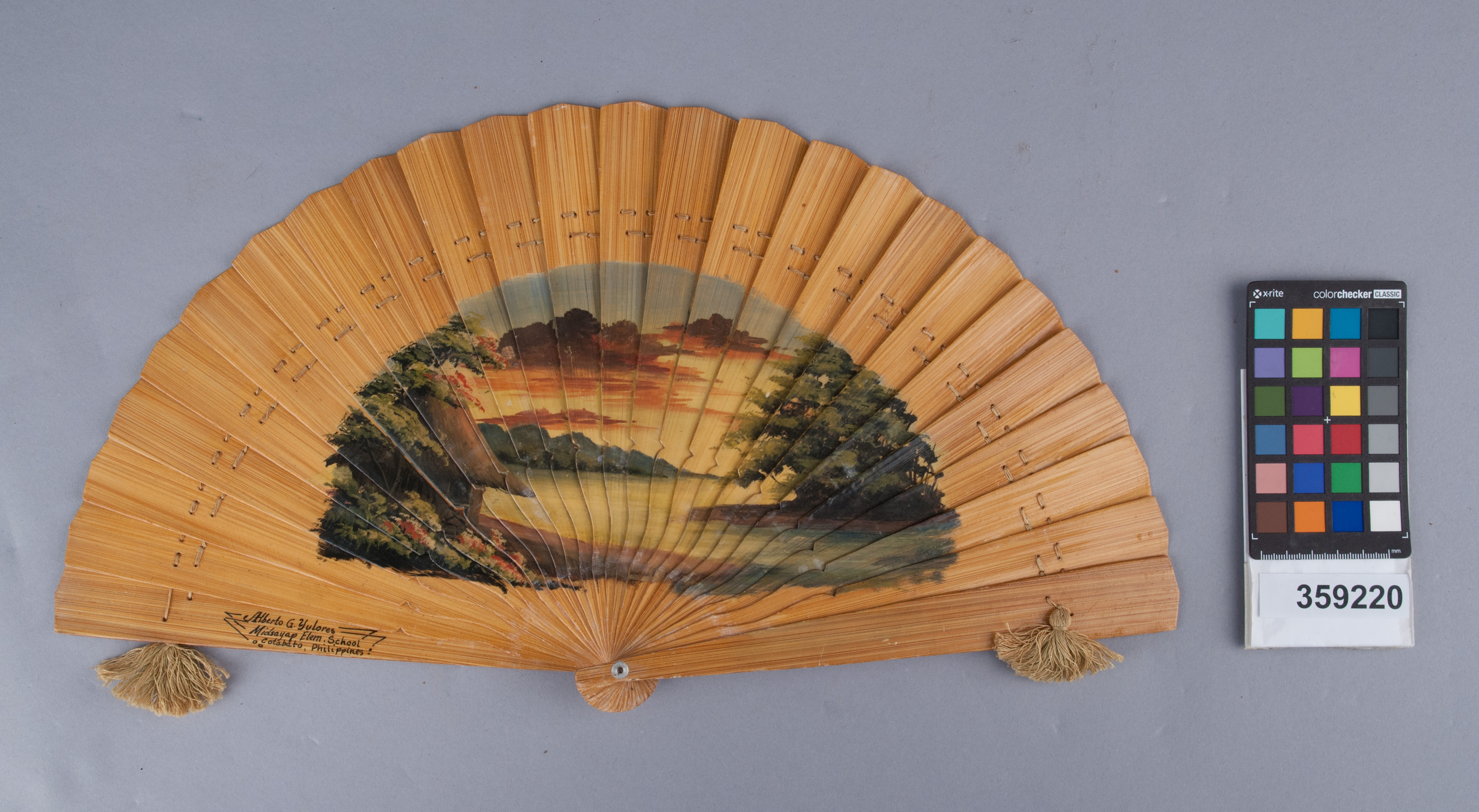 Incoming condition, open front view 