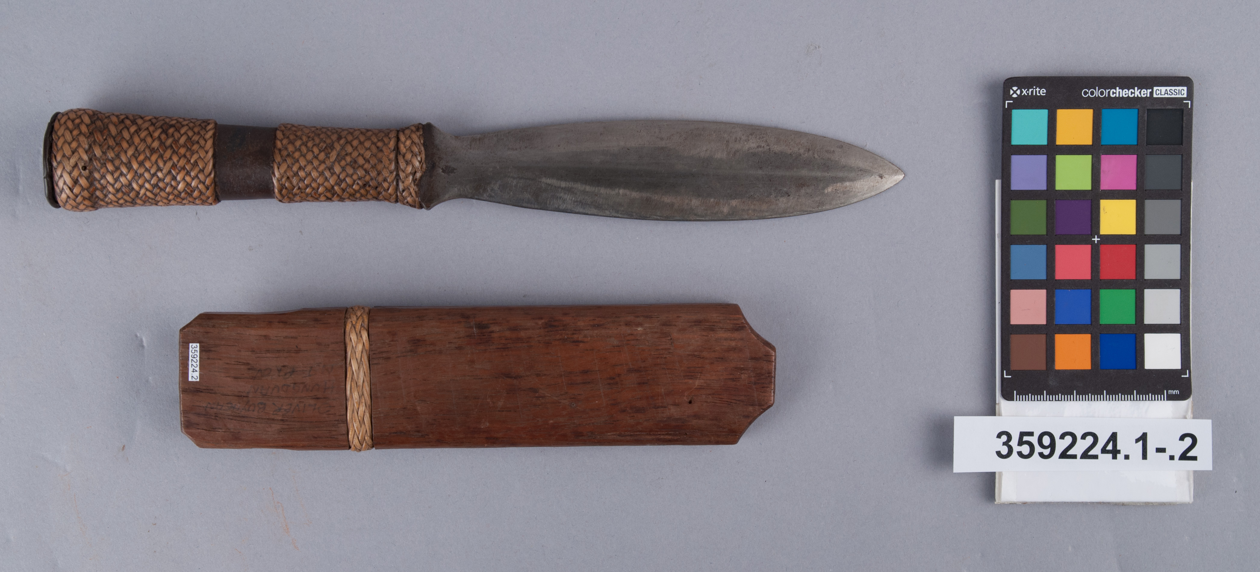 Incoming condition, bottom view 