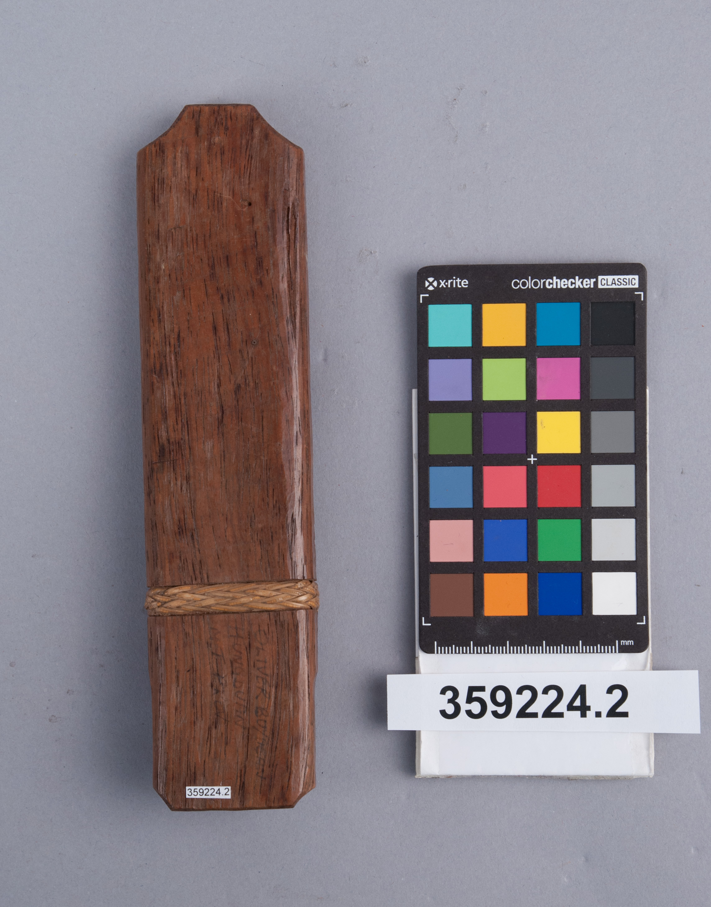 Incoming condition, back view 