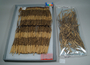 222565 piupiu, vegetal fiber; muka - New Zealand flax (harakeke) waist or shoulder garment; skirt