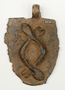 91241 metal; bronze pendant plaque