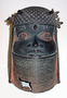 210299 uhunmwun elao, metal; bronze pedestal figure head