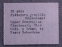 PE 4054 label