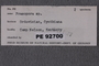 PE 92700 Label