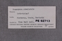 PE 92713 Label