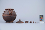 359132.1-7 clay (ceramic) pot and lid