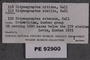 PE 92900 Label