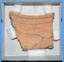 102442.10 clay (ceramic) vessel fragment (sherd)