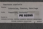 PE 92595 Label