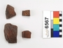 6567 clay (ceramic) vessel fragments (sherds)