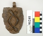 91241 metal; bronze pendant plaque