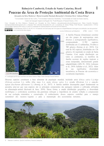 Poaceae da Área de Proteção Ambiental da Costa Brava
