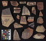 169826 clay (ceramic) vessel fragments (sherds)