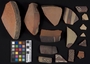 169835 clay (ceramic) vessel fragments (sherds)