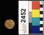 2452 metal; gold alloy disc