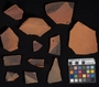 169810 clay (ceramic) vessel fragments (sherds)