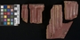 170488 clay (ceramic) panpipe fragments