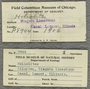 IMLS Silurian Reef digitization Project 2013, image of label