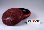 166436: cinnabar bowl and lid slightly