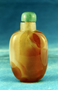 232281: snuff bottle carnelian, jade