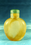 232282: snuff bottle carnelian, jade