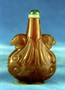 232355: snuff bottle carnelian, jade