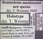43815 Riotintobolus mandenensis HT IN labels