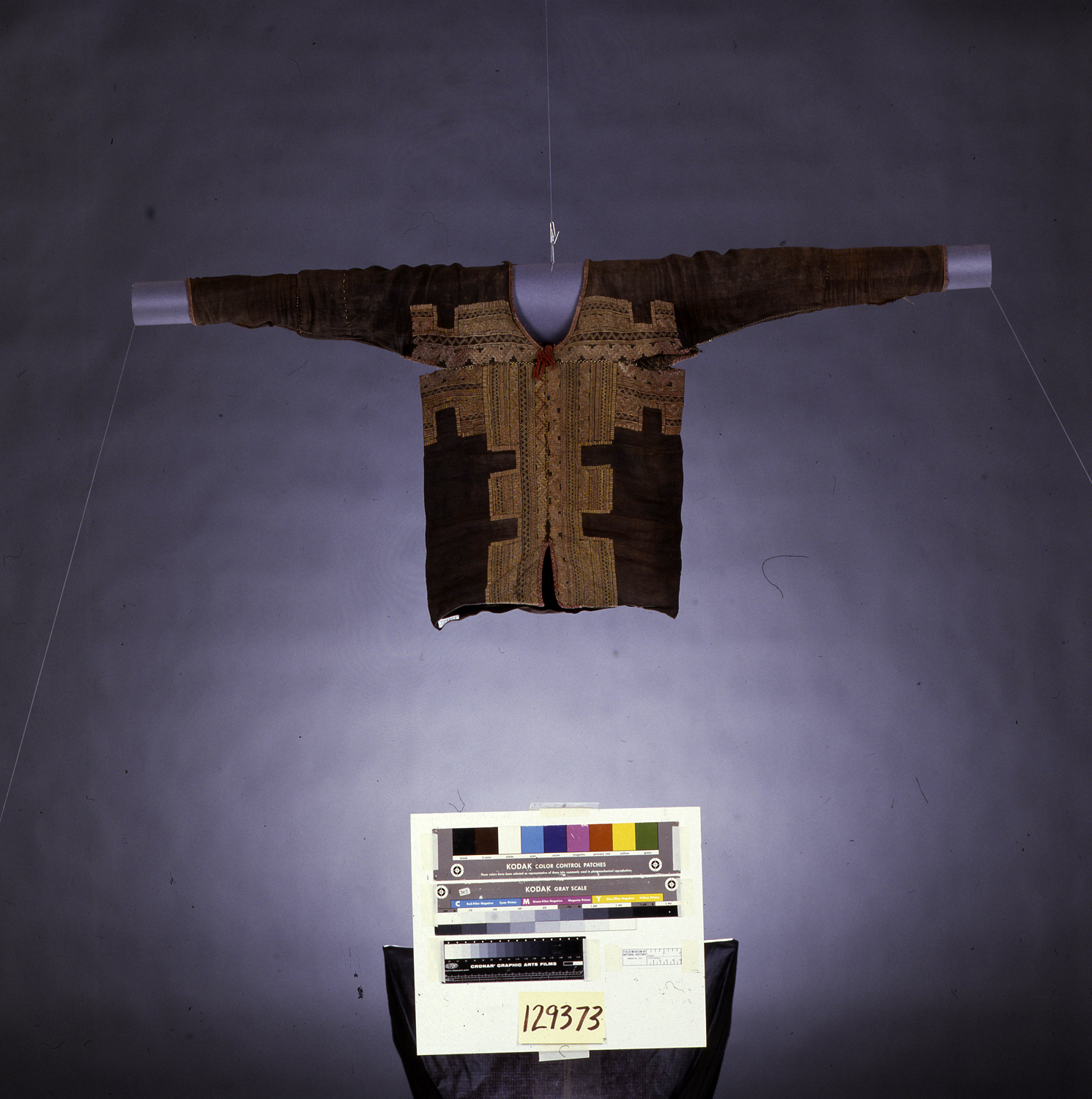 Embroidered hemp, yarn man's jacket coat 